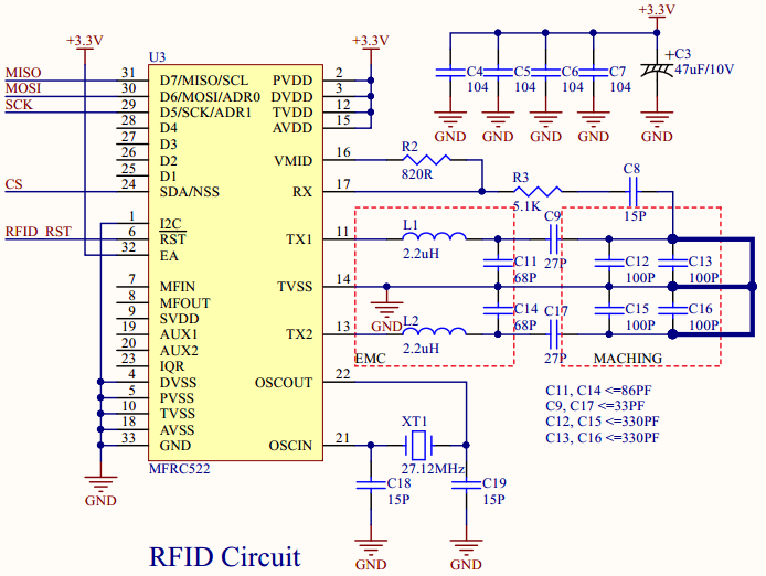 RFID模块电路