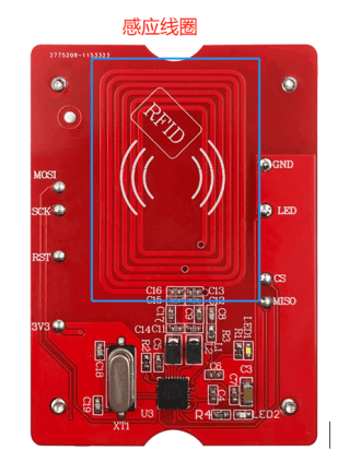 HF_RFID 感应线圈位置